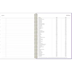 Blue Sky 2024-2025 Belinda Selene Sienna Lilac 8.5