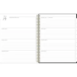 Blue Sky 2024-2025 Belinda Selene Lucy 8.5" x 11" Academic Weekly & Monthly Planner, Black/Pink (144970) Best