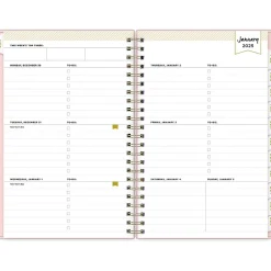 Blue Sky 2025 Day Designer 5" x 8" Weekly & Monthly Planner, Plastic Cover, Blush (148147) Online