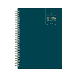 Blue Sky 2025 Day Designer 5.88" x 8.63" Weekly & Monthly Planner, Plastic Cover, Peacock Blue (152221) Best