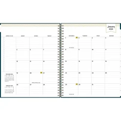 Blue Sky 2025 Day Designer 8" x 10" Monthly Planner, Plastic Cover, Peacock (152222) Discount