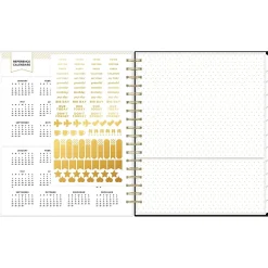 Blue Sky 2025 Day Designer Austen Black 8