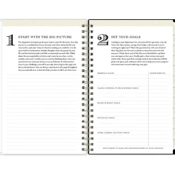 Blue Sky 2025 Day Designer Austen Black 5