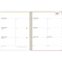 Blue Sky 2025 Day Designer Breeze 8.5" x 11" Weekly Planner, Plastic Cover, Multicolor (148123) Hot