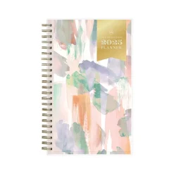 Blue Sky 2025 Day Designer Breeze 5" x 8" Weekly & Monthly Planner, Plastic Cover, Multicolor (148124) Clearance