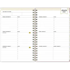 Blue Sky 2025 Day Designer Breeze 5" x 8" Weekly & Monthly Planner, Plastic Cover, Multicolor (148124) Clearance