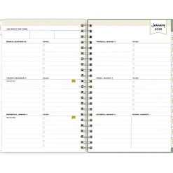Blue Sky 2025 Day Designer Felicity 5" x 8" Weekly & Monthly Planner, Plastic Cover, Multicolor (148139)