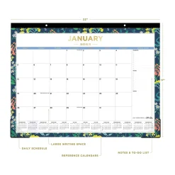 Blue Sky 2025 Day Designer Meadow 22" x 17" Monthly Desk Pad Calendar (148689-25)