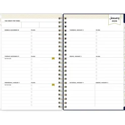 Blue Sky 2025 Day Designer Meadow 5" x 8" Weekly & Monthly Planner, Plastic Cover, Multicolor (147224-25) Hot