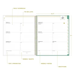 Blue Sky 2024-2025 Day Designer Palms 8.5