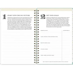 Blue Sky 2024-2025 Day Designer Secret Garden Mint 5