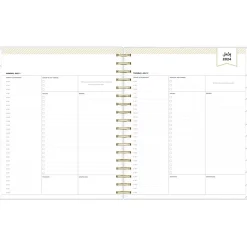 Blue Sky 2024-2025 Day Designer Somerset Black 8" x 10" Academic Daily & Monthly Planner, Plastic Cover, Multicolor (144857) Best