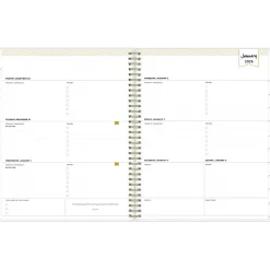 Blue Sky 2025 Day Designer Tile 8.5" x 11" Weekly & Monthly Planner, Plastic Cover, Blue/White (101411-25) Sale