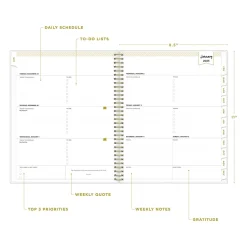 Blue Sky 2025 Day Designer Tile 8.5