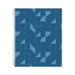 Blue Sky 2024-2025 Decosta Blue 8.5" x 11" Academic Weekly & Monthly Student Planner, Plastic Cover (150459) Hot