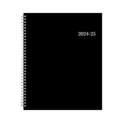 Blue Sky 2024-2025 Enterprise 8.5" x 11" Academic Weekly & Monthly Planner, Plastic Cover, Black (130609-A25) Online