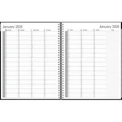Blue Sky 2025 Enterprise 8.5" x 11" Weekly & Monthly Appointment Book, Plastic Cover, Black (111289-25) Best