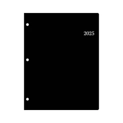 Blue Sky 2025 Enterprise 8.5" x 11" Monthly Planner, Plastic Cover, Black (147965) Best