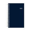 Blue Sky 2025 Enterprise 3.63" x 6.13" Weekly & Monthly Planner, Plastic Cover, Navy (147976) Outlet