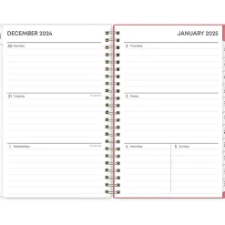 Blue Sky 2025 Fly By 5" x 8" Weekly & Monthly Planner, Plastic Cover, Multicolor (140196-25) Outlet