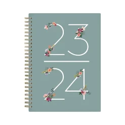 Blue Sky 2023-2024 Greta 6.44" x 8.88" Academic Weekly & Monthly Planner, Multicolor (142332) Clearance