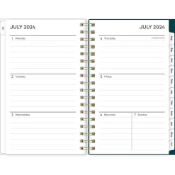 Blue Sky 2024-2025 Greta 3.63" x 6.13" Academic Weekly & Monthly Planner, Plastic Cover, Multicolor (146841) Outlet