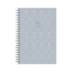 Blue Sky 2025 inkWELL Press Chevy Fog 5" x 8" Weekly & Monthly Planner, Plastic Cover, Gray/White (152186) Discount