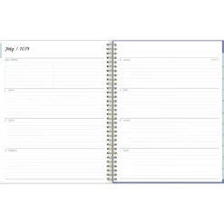 Blue Sky 2024-2025 Ivory Paper Co Julieanne 8.5" x 11" Academic Weekly & Monthly Planner, Plastic Cover, Multicolor (146880)