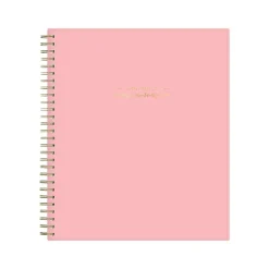 Blue Sky 2024-2025 Ivory Paper Co Flamingo Pink 8" x 10" Academic Monthly Planner, Plastic Cover (146896) Hot