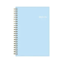 Blue Sky 2024-2025 Jordy 5" x 8" Academic Weekly & Monthly Planner, Plastic Cover, Blue (149815) Outlet