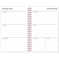 Blue Sky 2025 Joselyn 5" x 8" Weekly & Monthly Planner, Plastic Cover, Multicolor (110396-25)