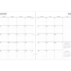 Blue Sky 2025 Juno 8.5" x 11" Monthly Planner, Plastic Cover, Pink (152266) Online