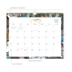 Blue Sky 2025 Kelly Ventura Midnight Garden 15" x 12" Monthly Wall Calendar (149058-25) Discount