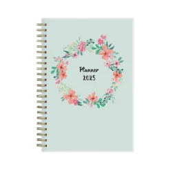 Blue Sky 2025 Laurel 5" x 8" Weekly & Monthly Planner, Plastic Cover, Multicolor (135895-25)