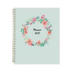 Blue Sky 2025 Laurel 8.5" x 11" Weekly & Monthly Planner, Plastic Cover, Mint Green (135842-25) Hot