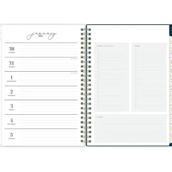 Blue Sky 2025 Life-Note It Dania Dark 5.88" x 8.63" Weekly & Monthly Planner, Plastic Cover, Multicolor (139478-25) New