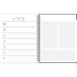 Blue Sky 2025 Life-Note It Marina 7" x 9" Weekly & Monthly Planner, Plastic Cover, Blue (139480-25) Hot