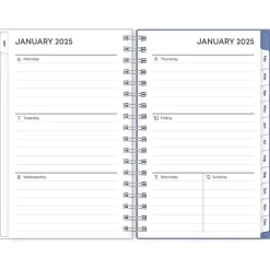 Blue Sky 2025 Lindley 3.63" x 6.13" Weekly & Monthly Planner, Plastic Cover, Multicolor (148307) Discount