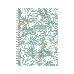 Blue Sky 2024-2025 Maquilla 5" x 8" Academic Weekly & Monthly Planner, Plastic Cover, Mint Green/White (144966)