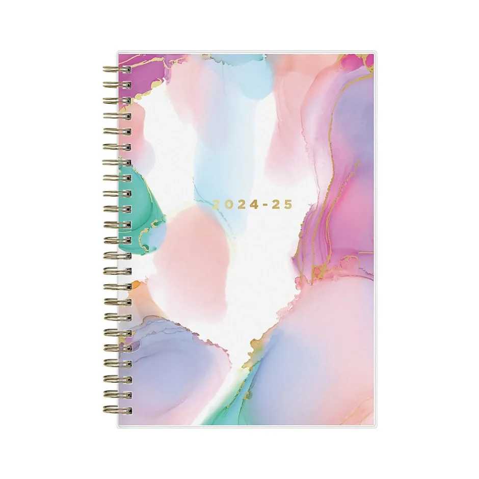 Blue Sky 2024-2025 Multicolor Smoke 5" x 8" Academic Weekly & Monthly Planner (133682-A25) Sale