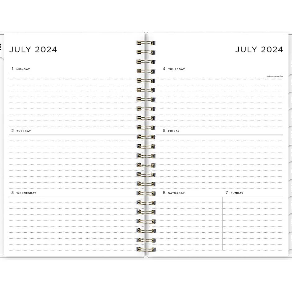Blue Sky 2024-2025 Multicolor Smoke 5" x 8" Academic Weekly & Monthly Planner (133682-A25) Sale