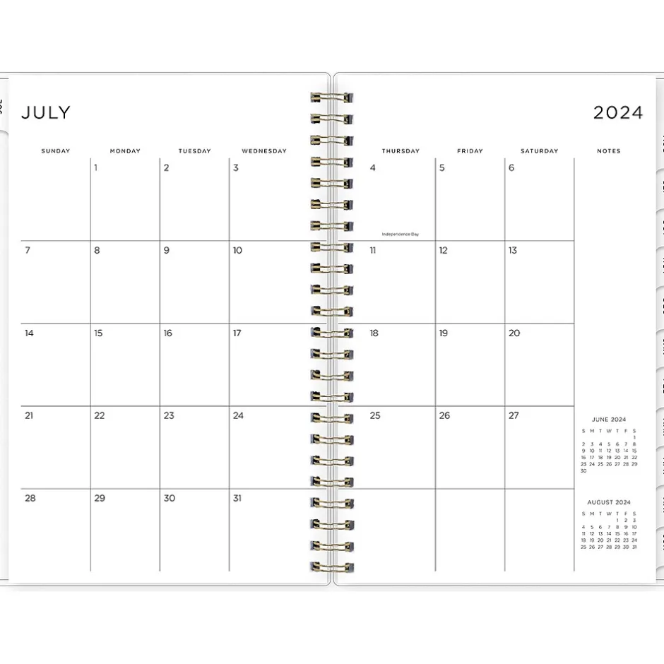 Blue Sky 2024-2025 Multicolor Smoke 5" x 8" Academic Weekly & Monthly Planner (133682-A25) Sale