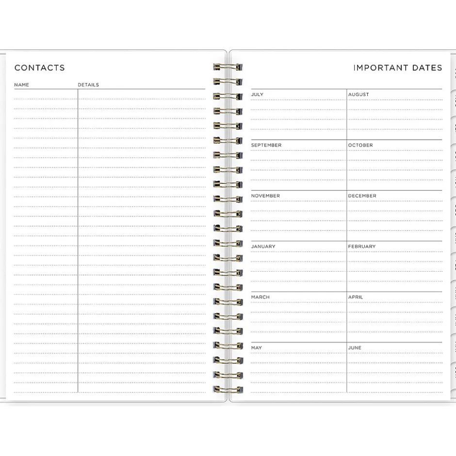 Blue Sky 2024-2025 Multicolor Smoke 5" x 8" Academic Weekly & Monthly Planner (133682-A25) Sale