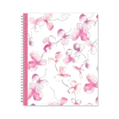 Blue Sky 2025 Orchid 8.5" x 11" Weekly & Monthly Planner, Plastic Cover, White/Pink (137268-25) New