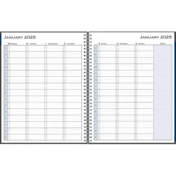 Blue Sky 2025 Passages 8.5" x 11" Weekly & Monthly Appointment Book, Plastic Cover, Charcoal Gray (100009-25) Outlet