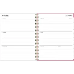 Blue Sky 2024-2025 Roosevelt 8.5" x 11" Academic Weekly & Monthly Planner, Plastic Cover, Multicolor (128691-A25) Clearance