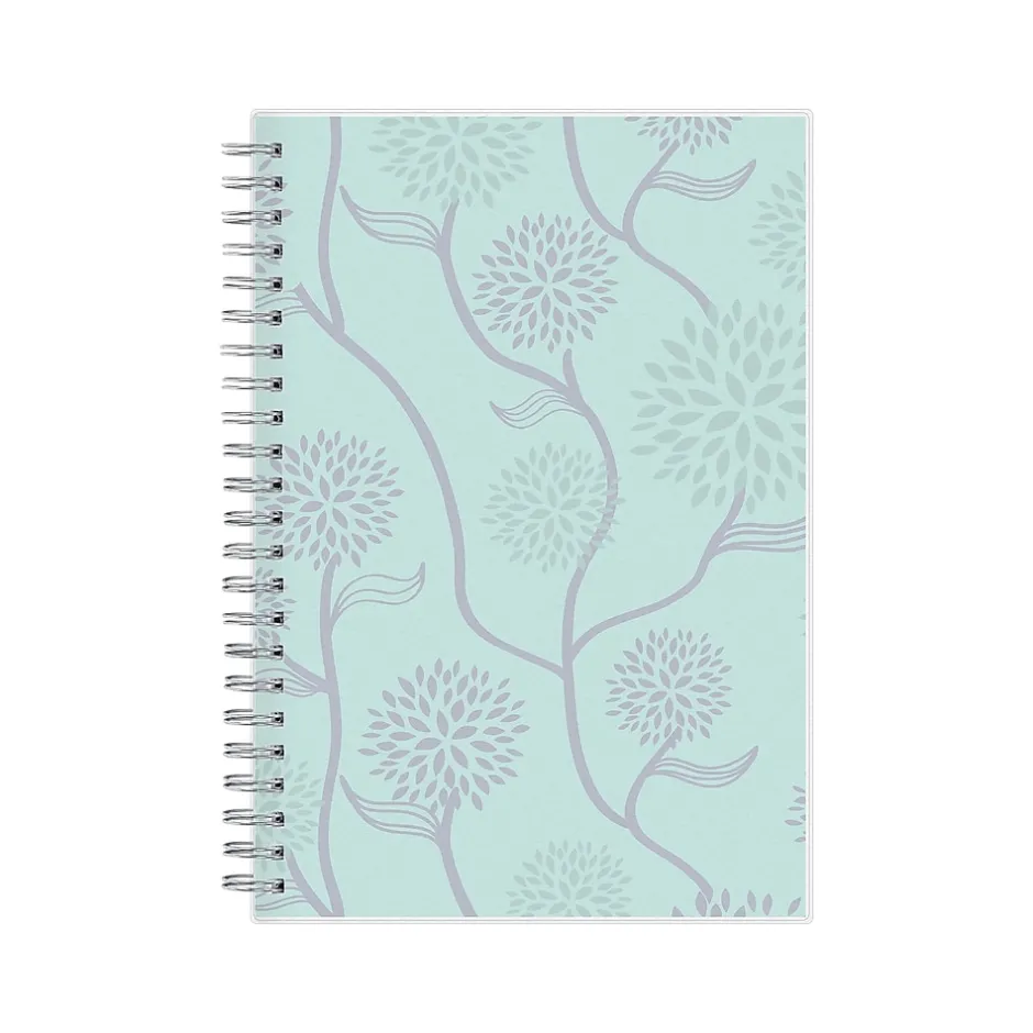 Blue Sky 2025 Rue Du Flore 5" x 8" Weekly & Monthly Planner, Plastic Cover, Green/Purple (101603-25) Hot