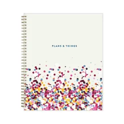 Blue Sky 2024-2025 Star Confetti Bright 8.5" x 11" Academic Weekly & Monthly Planner, Plastic Cover, Multicolor (136609-A25) New