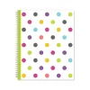 Blue Sky 2024-2025 Teacher Lesson Dots 8.5" x 11" Academic Weekly & Monthly Planner, Plastic Cover, Multicolor (100330-A25) Sale