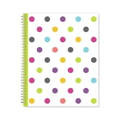 Blue Sky 2024-2025 Teacher Lesson Dots 8.5" x 11" Academic Weekly & Monthly Planner, Plastic Cover, Multicolor (100330-A25) Sale